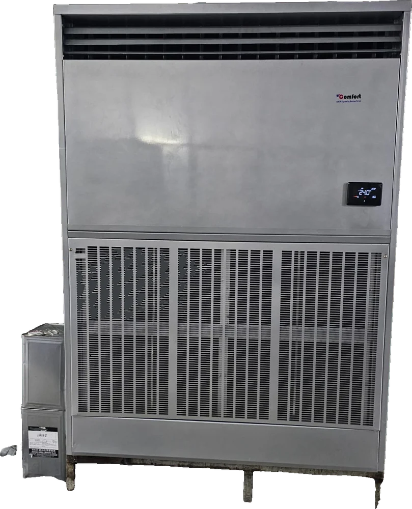 Comfort CSF floor standing unit, stainless front