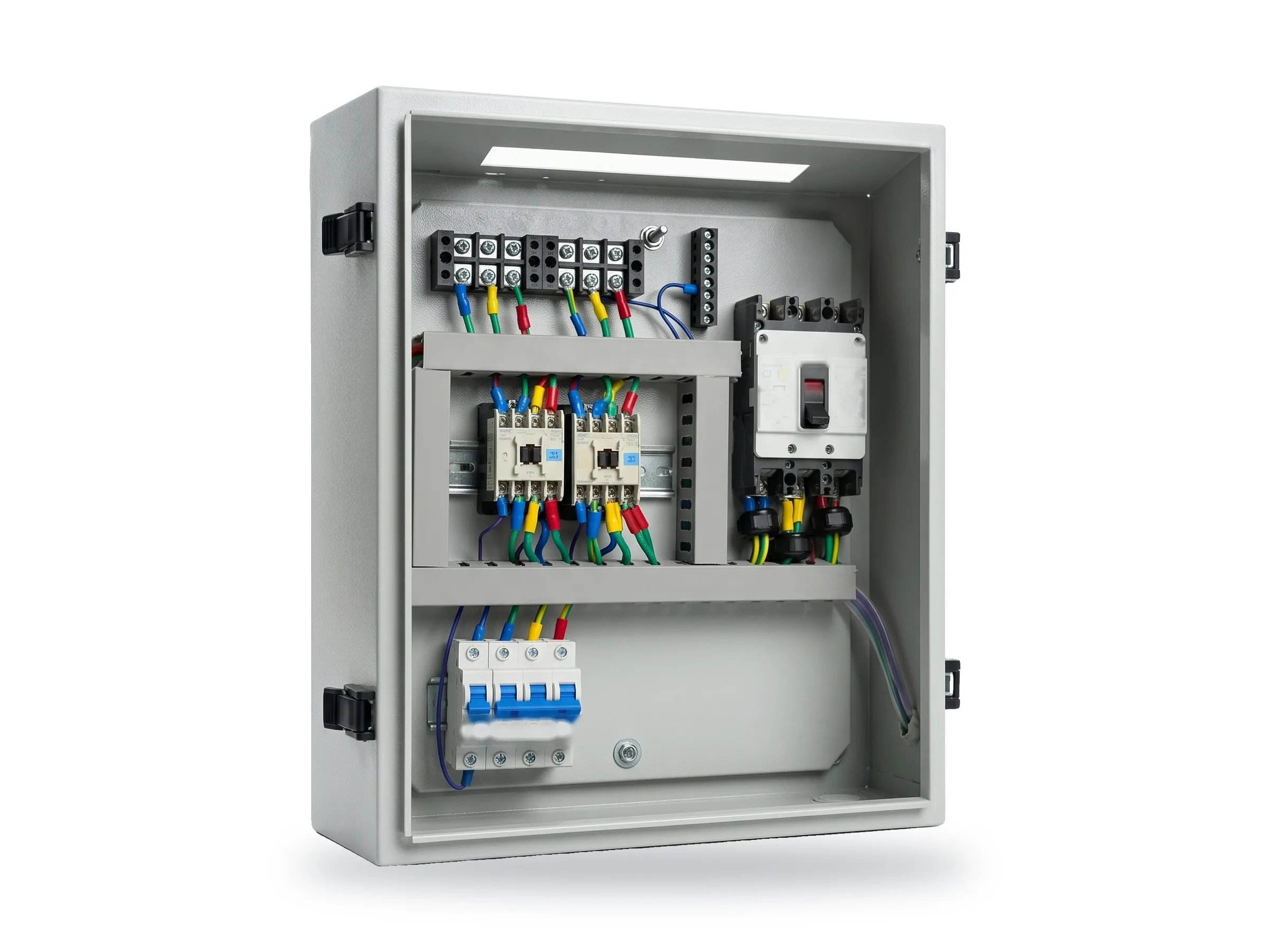 Custom HVAC electrical control panel