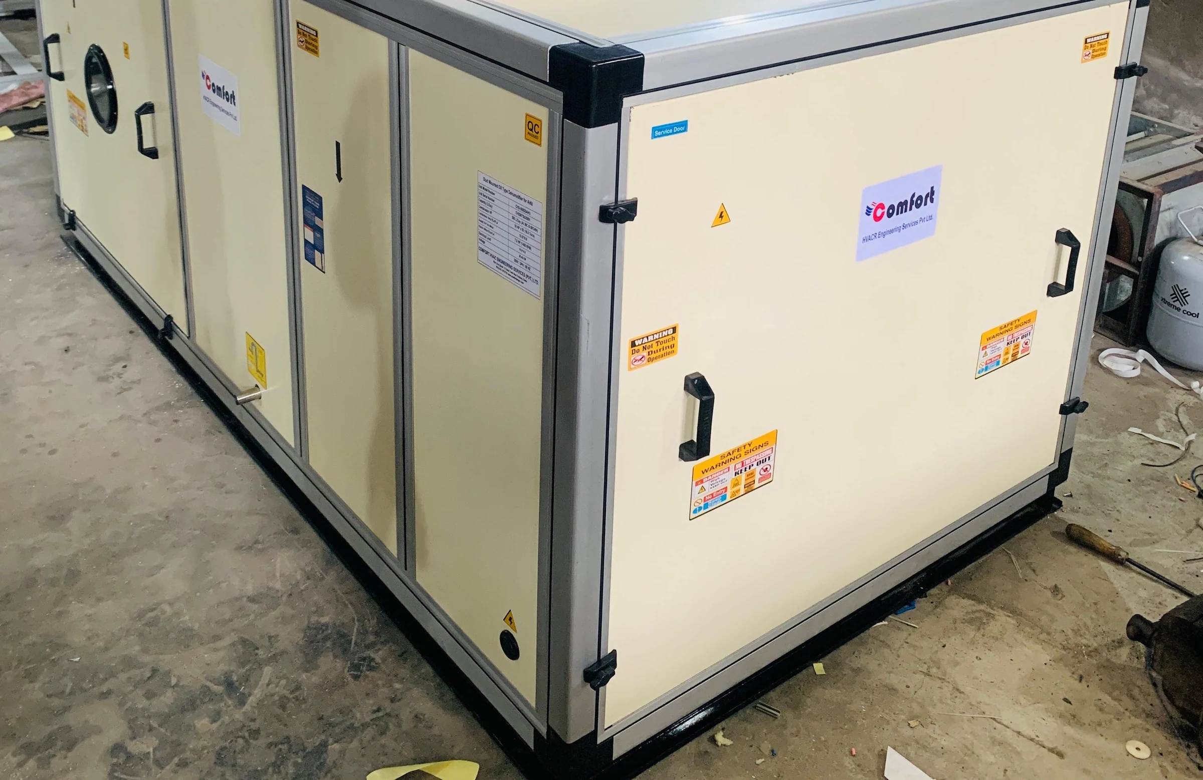 Air handling units at the Comfort factory, Islamabad