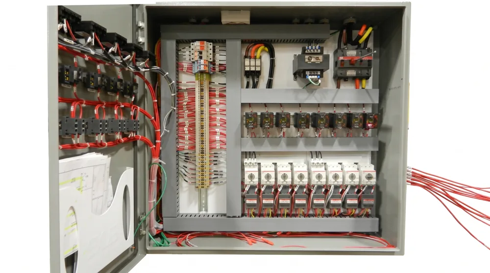 Custom electrical control panel (ECP/DB), open
